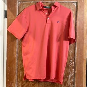 Southern Tide Club Men’s Polo medium coral
